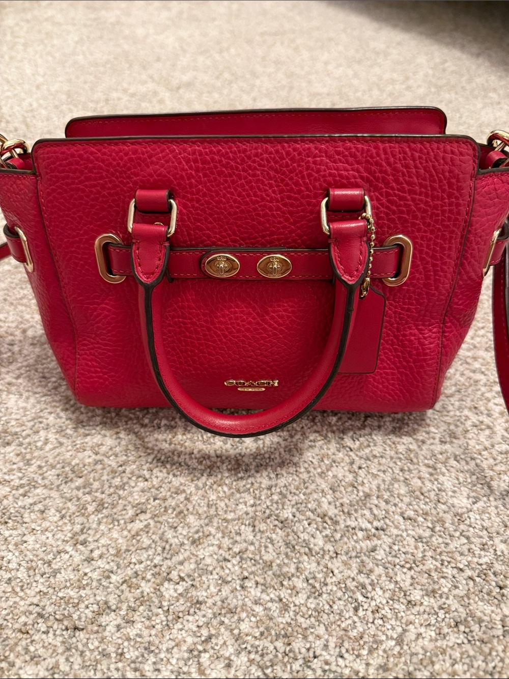 Coach Mini Blake Carryall- Hot Pink